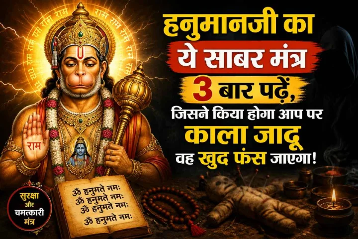 हनुमानजी का ये साबर मंत्र 3 बार पढ़ें, काला जादू करने वाला खुद हो जाएगा परेशान! जानें जाप की सही विधि