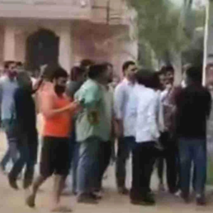 protest of cjp workers in jaipur