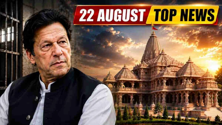 Top News 22 August: इमरान खान की सेहत पर बहन का बड़ा दावा, राम मंदिर निर्माण पर क्या बोले नृपेंद्र मिश्रा?