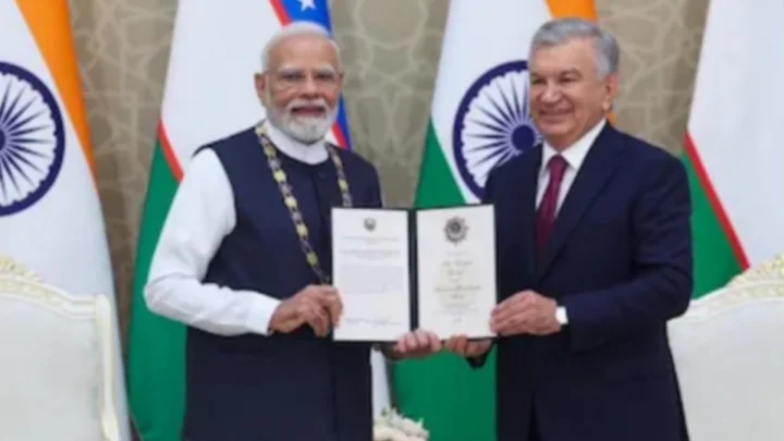 Prime Minister Narendra Modi's visit to Uzbekistan