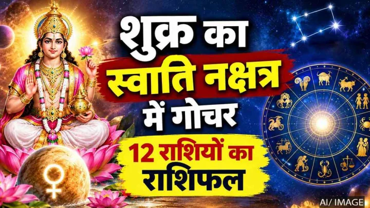 शुक्र का स्वाति नक्षत्र में गोचर: 12 राशियों पर पड़ेगा बड़ा असर, जानें किसकी चमकेगी किस्मत