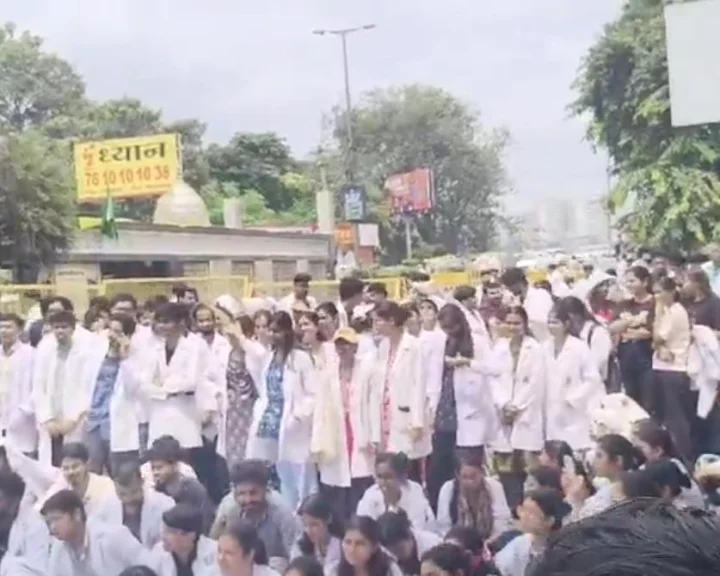 MBBS interns protest in Bhopal