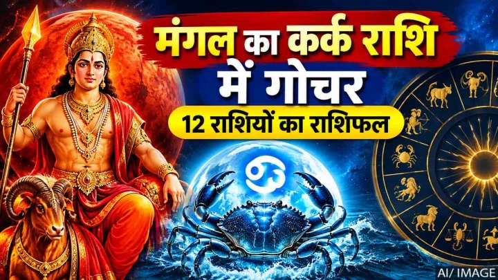 in picture mangal dev mars karka rashi rashichakra AI