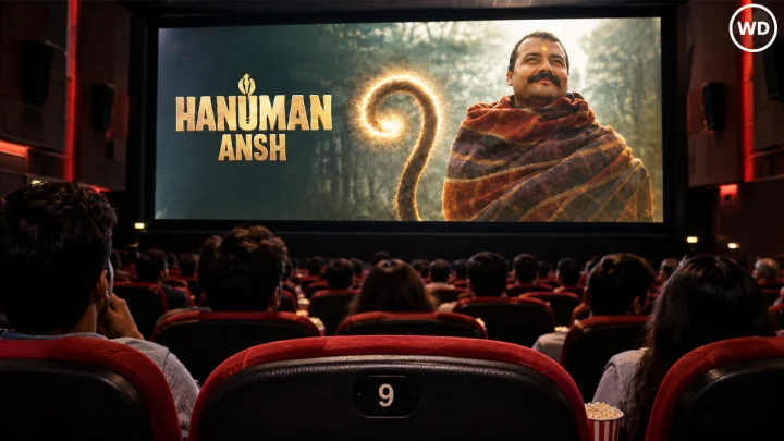 Seat number 9 in the theater empty during the movie 'Hanuman Ansh'