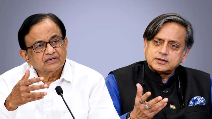 chidambaram, shashi tharoor on brics summit