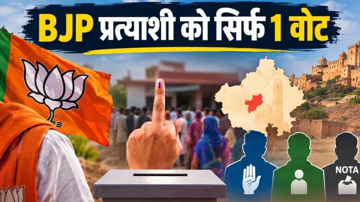 BJP प्रत्याशी को सिर्फ 1 वोट, पत्नी और माता-पिता ने भी नहीं दिया साथ? राजस्थान में चौंकाने वाला रिजल्ट