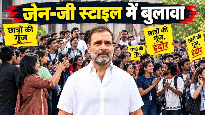 कांग्रेस का इंदौरी युवाओं को जेन-जी स्‍टाइल में बुलावा, ‘छात्रों की गूंज’, नाटक, गीत-संगीत से ऐसे भीड़ जुटा रहे नेता