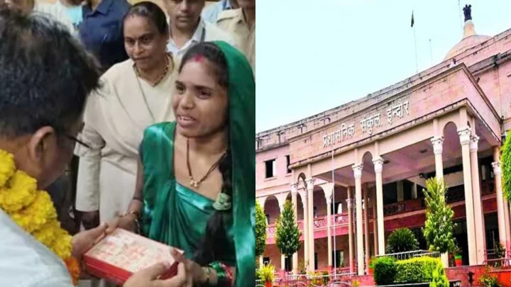 इंदौर कलेक्टर को धन्यवाद देने भजिए-परांठे लेकर पहुंची द्वारिका, ये थी थैंक यू कहने की वजह