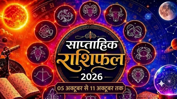05 अक्‍टूबर से 11 अक्‍टूबर 2026 का राशिफल, हर राशि के लिए क्या लेकर आ रहा नया सप्ताह?