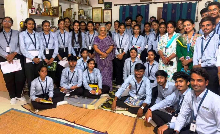 मैनेजमेंट व साइंस के छात्रों ने डॉ. जनक पलटा मगिलिगन से सीखी पर्यावरण आधारित अर्थव्यवस्था