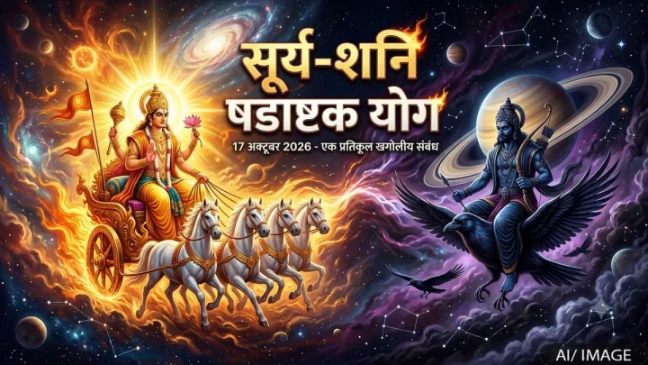 सूर्य-शनि का षडाष्टक योग: 12 राशियों पर क्या होगा असर? जानें किसे लाभ और किसे रहना होगा सावधान