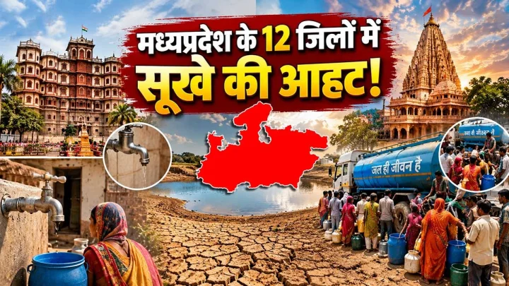 Madhya Pradesh News: Drought in Madhya Pradesh; 12 districts including Indore and Ujjain affected; drinking water crisis in Indore
