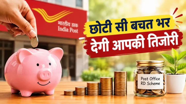 Post Office RD Scheme : हर महीने 100 रुपए की बचत बनाएगी आपको मालामाल, जानें ब्याज, मैच्योरिटी और नियम