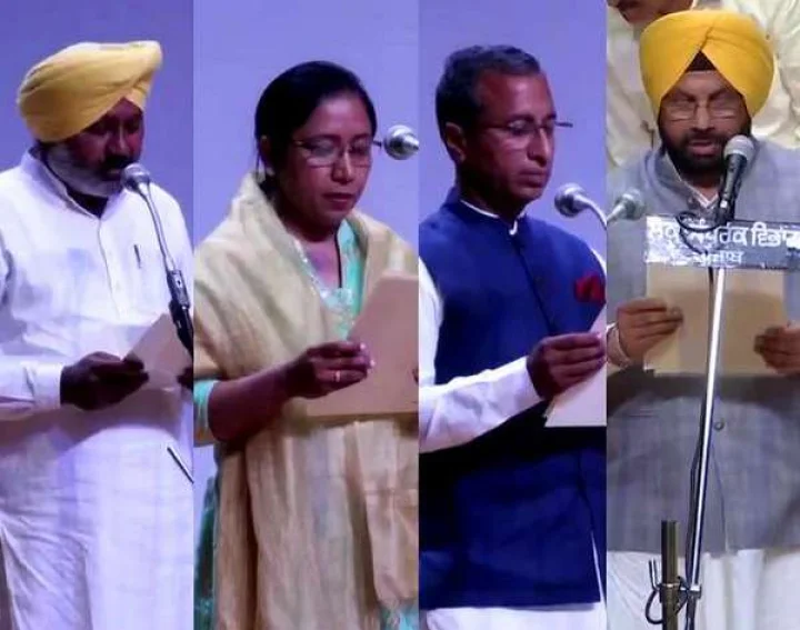 How many educated are 'Maan's 10 ministers'