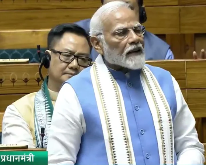 modi in sansad