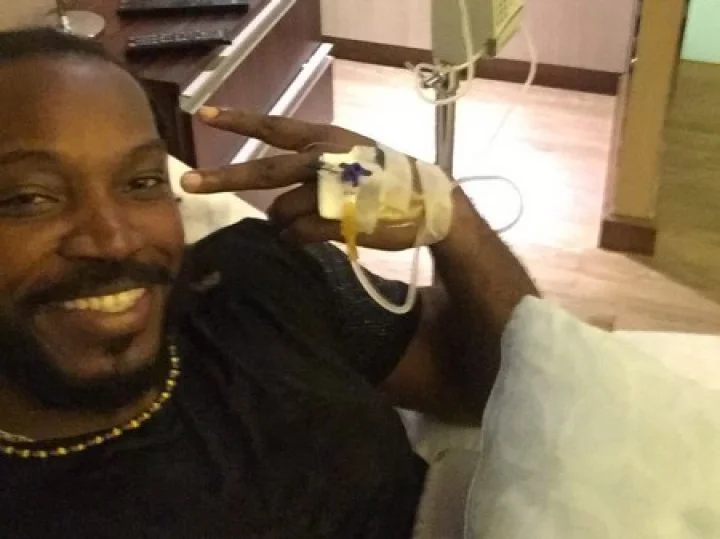 गेल रूग्णालयात दाखल