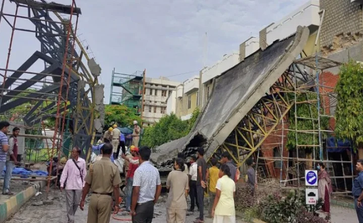 marthas hospital roof collepse  ಮರ್ಥಾಸ್‌ ಆಸ್ಪತ್ರೆ ಬೆಂಗಳೂರು