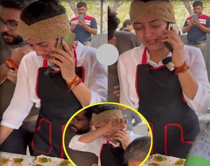 Crying Girl Selling Vada Pav