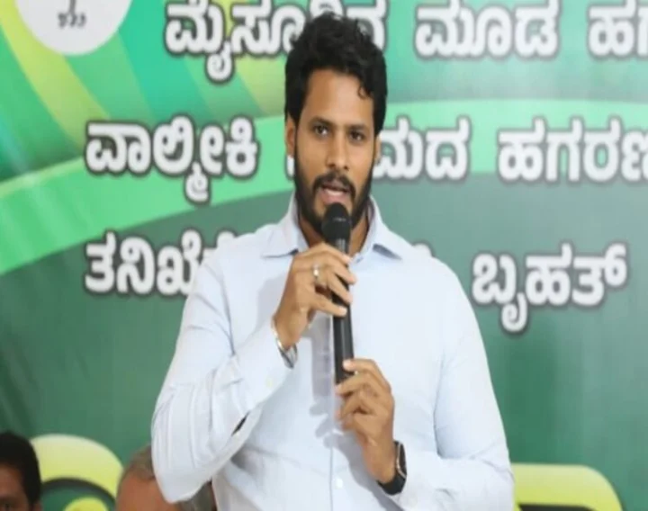 JDS Youth President Nikhil Kumaraswamy