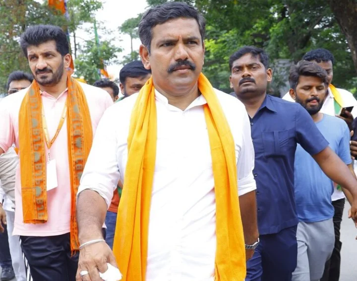 BJP Protest On MUDA Scam