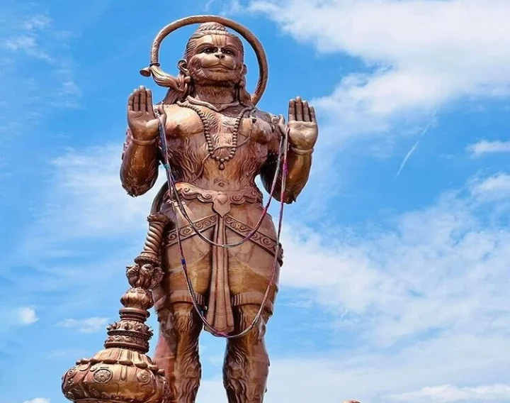 America Hanuman sculpture