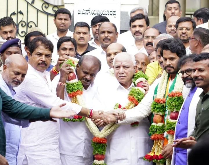 Channapattana By Election, Nikhil Kumaraswamy, BJP Leader BS Yediyurappa,