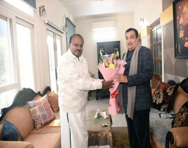 Karnataka National Road, Central Minister HD Kumaraswamy, Central Minister Nitin Gadkari