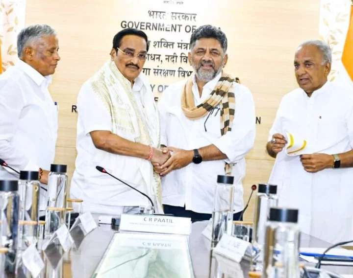 DCM DK Shivkumar, Karnataka Congress Government, Union Jal Shakti Minister CR Paatil,