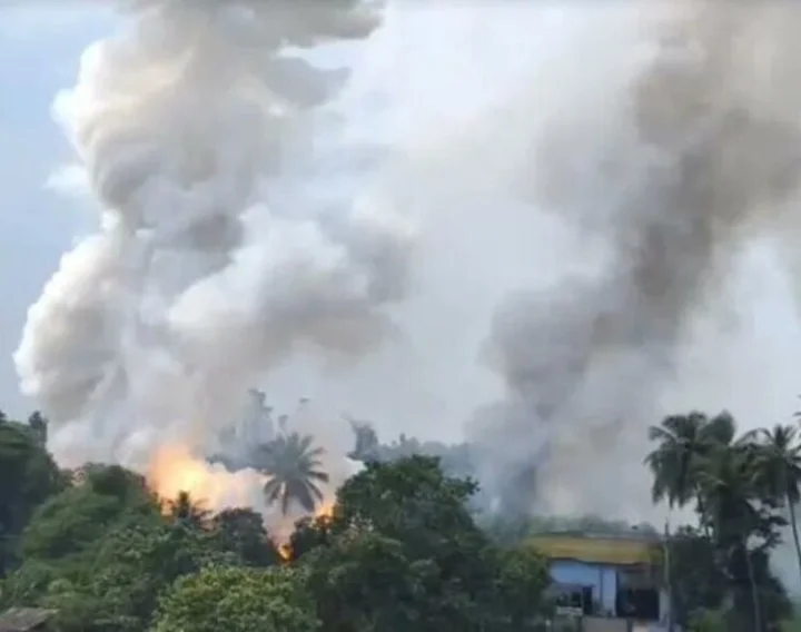 ire accident at firecracker factory, Ambedkar Konaseema district, Lakshmi Ganapathi firecracker manufacturing unit