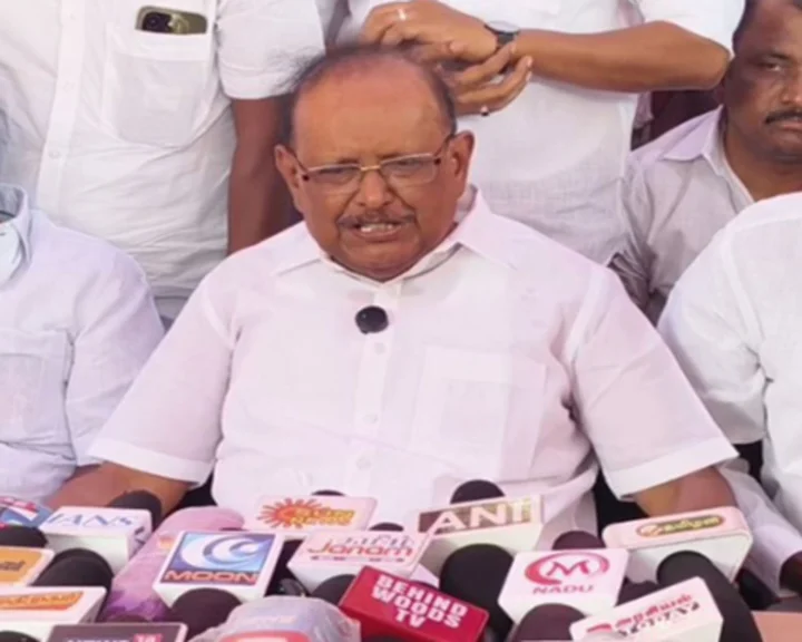 Tamil Nadu Minister for Natural Resources S Raghupathi