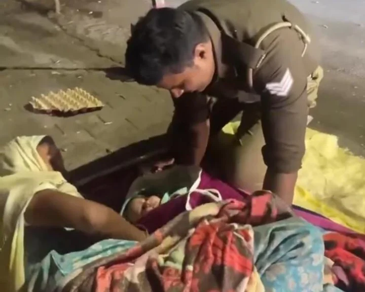 Viral video of police
