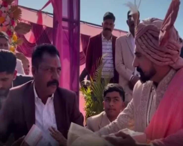 Viral video groom