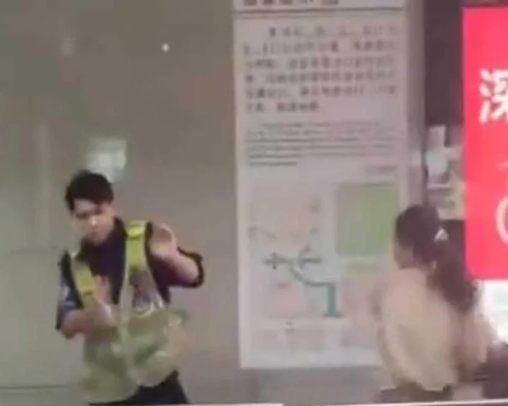 Viral video airport