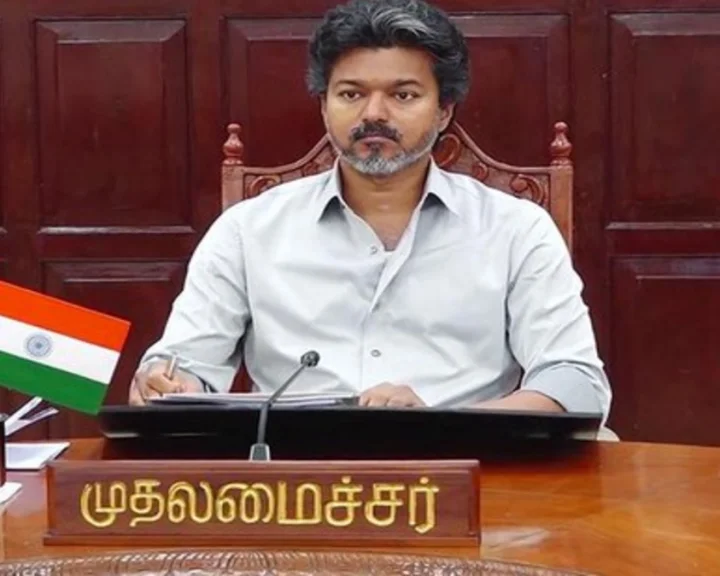 Tamil Nadu Chief Minister C Joseph Vijay