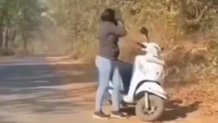 Leopard attack