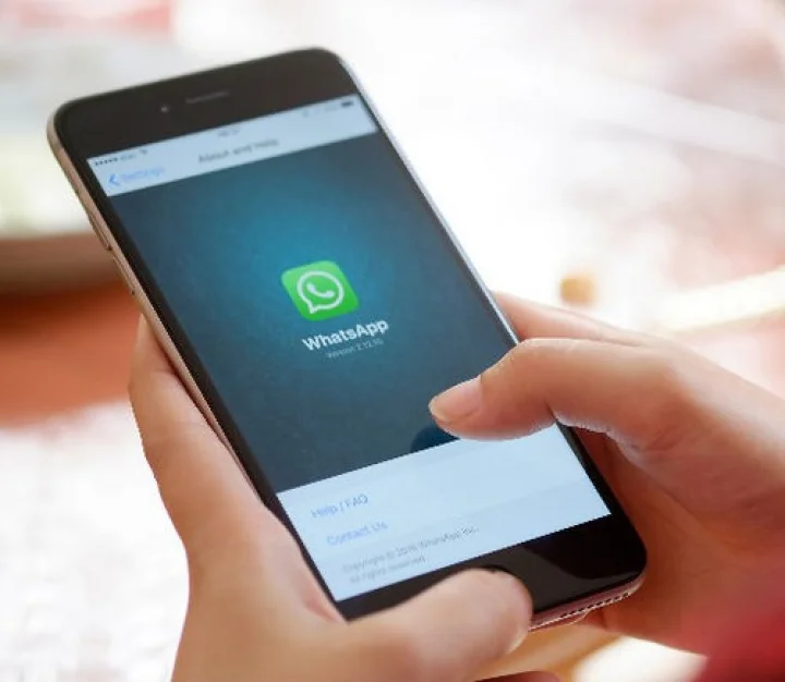 whats app message