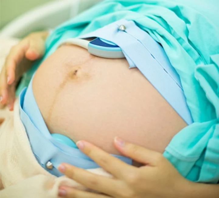 After a C-section delivery