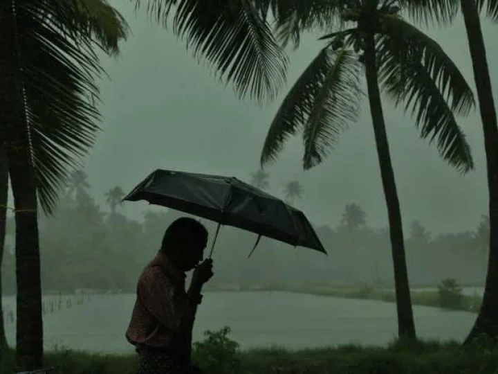 stormy rain
