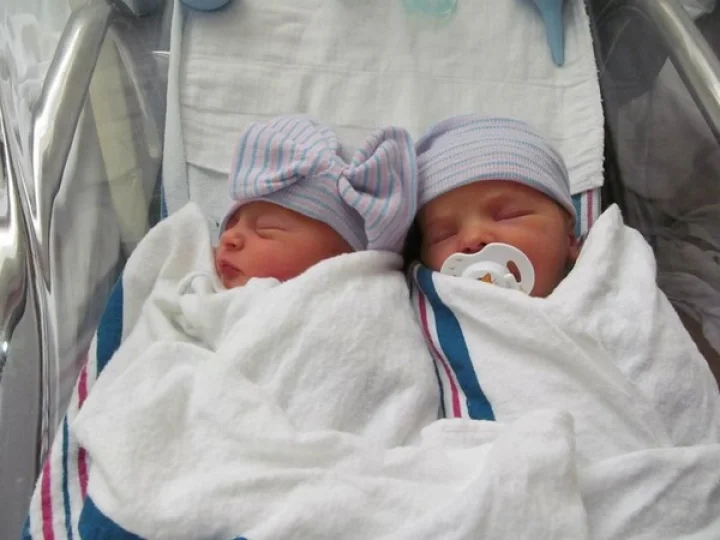 A unique story of twins