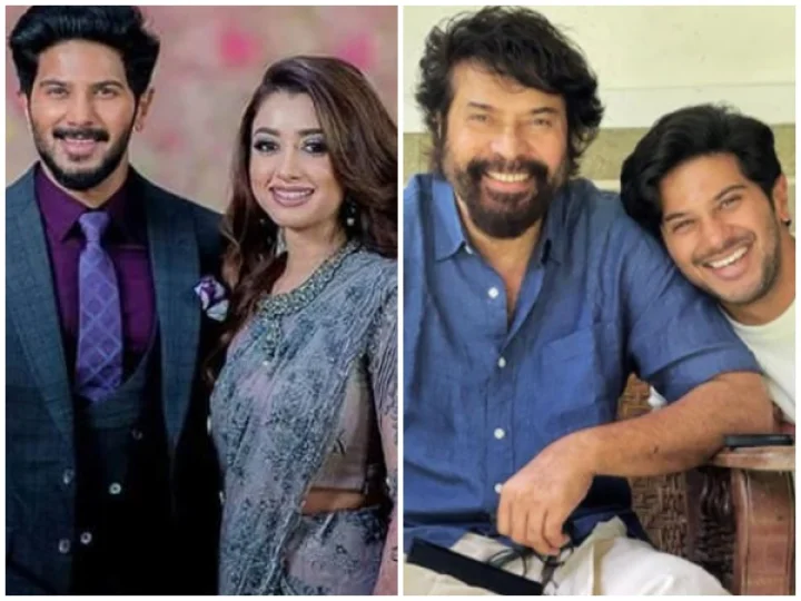 Dulquer Salman and Amal Sufiya