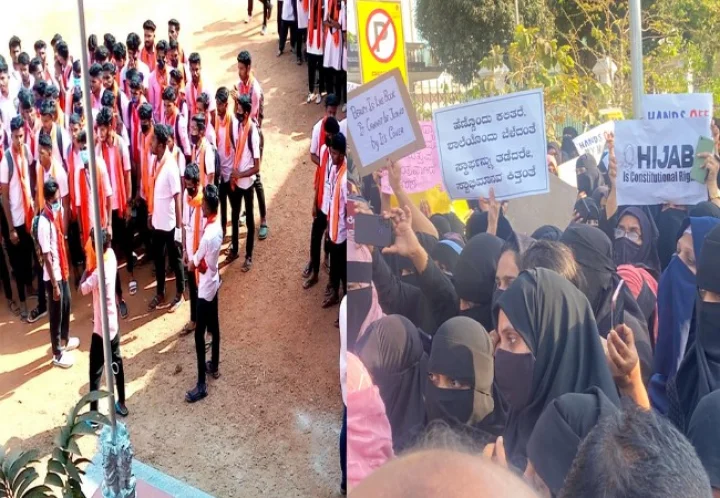 Government says in Karnataka High Court that 'wearing hijab is not compulsory in Islam'.