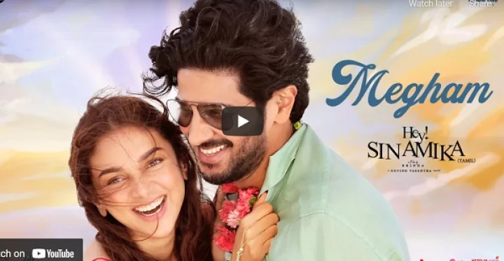 Hey Sinamika - Megham Video | Dulquer Salmaan