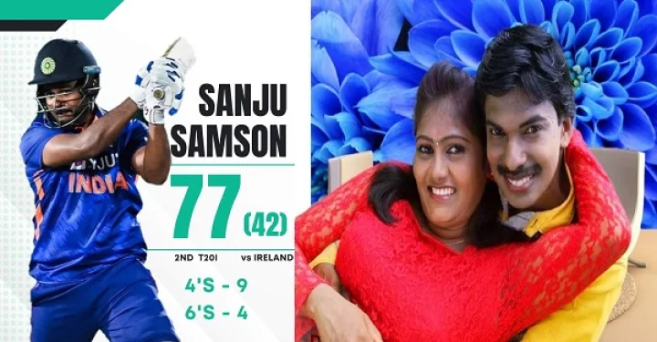 India vs Ireland India Indian cricket 20-20 match India cricket Indian cricket cricket news film news movie news Santosh pandit Kerala Sanju Samosn Santhosh Pandit