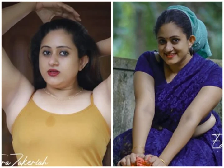 Nimisha Bijo hot Photos in Saree 'സാരി ഉടുത്തു അലക്കാമെന്ന് വിചാരിച്ചു'; പുതിയ ചിത്രങ്ങള്‍ പങ്കുവെച്ച് മോഡല്‍ നിമിഷ