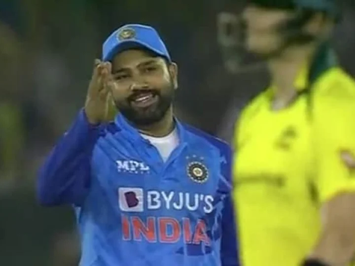 Rohit Sharma against Steve Smith