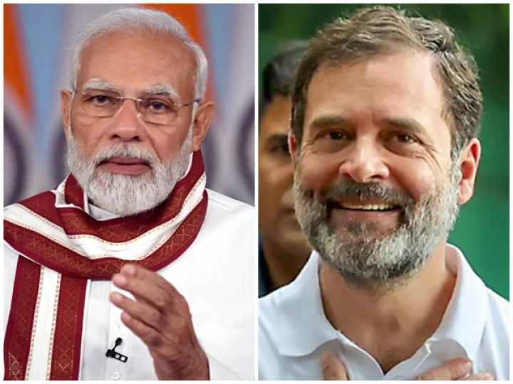 Narendra Modi against Rahul Gandhi
