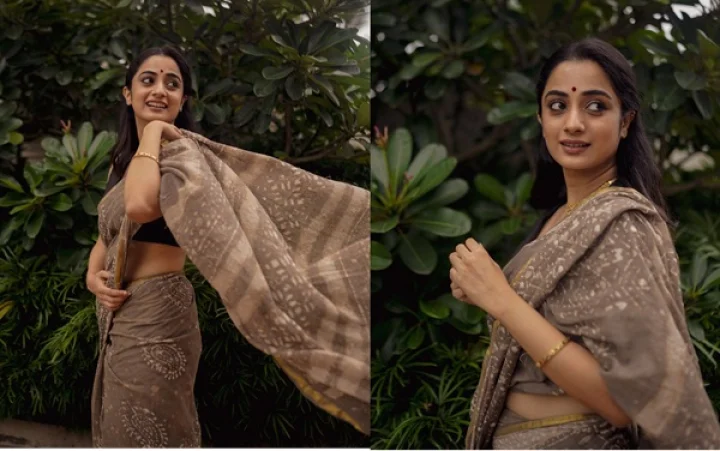 'Karimizhi'; Namitha Pramod looks beautiful in saree