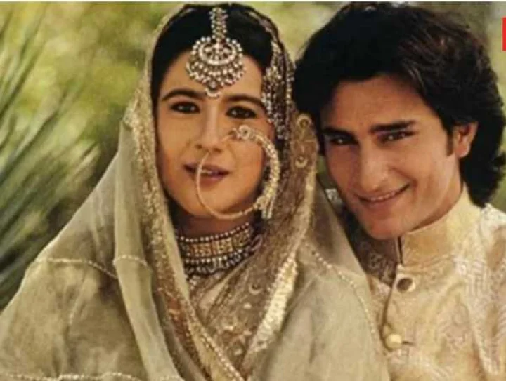 how was Saif Ali Khan's relationship with amrita
