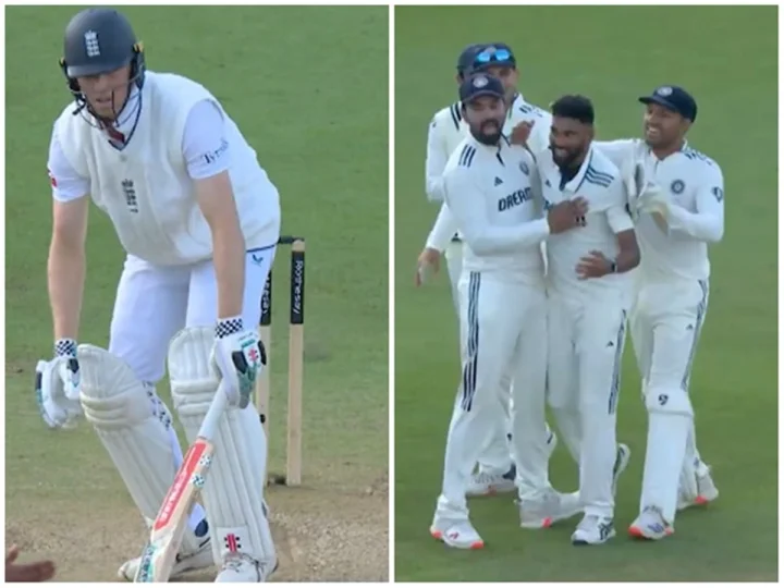 Siraj, Zak Crawley, Shubman Gill, Siraj Zak Crawley Video