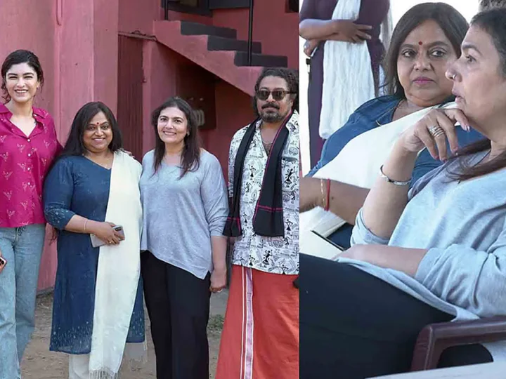 പ്രിയ സുഹൃത്തിനെ കാണാൻ സുചിത്ര ഓടിയെത്തി; 'ആരംഭം' ലൊക്കേഷനിൽ സർപ്രൈസ് വിസിറ്റ്